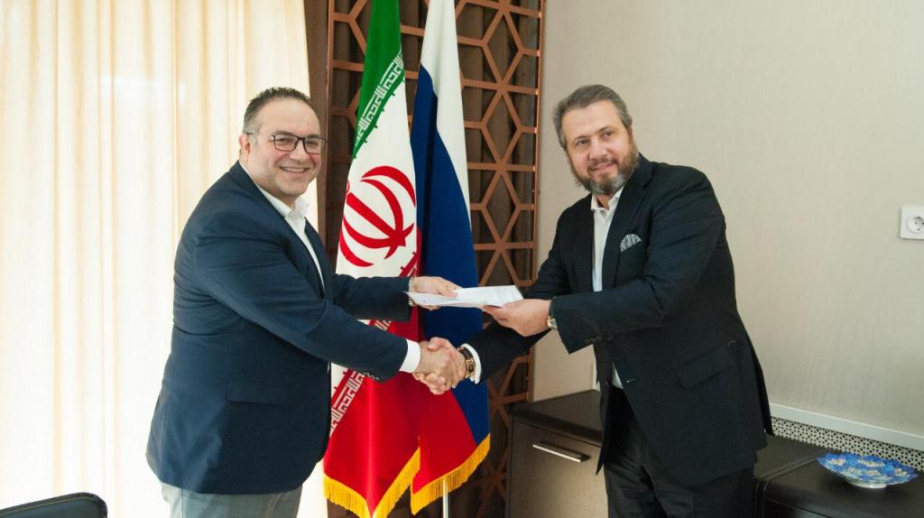 افتتاح دفتر نمایندگی اتاق مشترک روسیه و ایران در سرای تجاری ایرانیان در استراخان